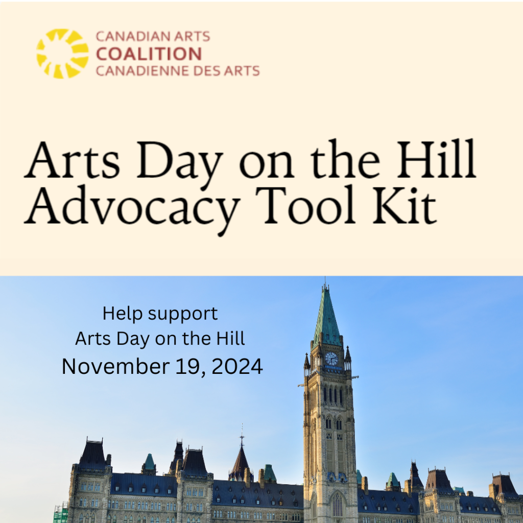 Téléchargez cette trousse à outils pour soutenir la Journée des arts sur la Colline, où que vous soyez au Canada.